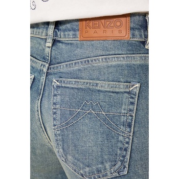 Kenzo Дънки Kenzo Asagao Regular Waist Fit Jeans с висока талия FE62DP2166S7. DY (FE62DP2166S7.DY)