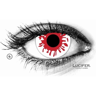 Lucifer Crazy šošovky - nedioptrické - BLOOD SPLAT 2 šošovky