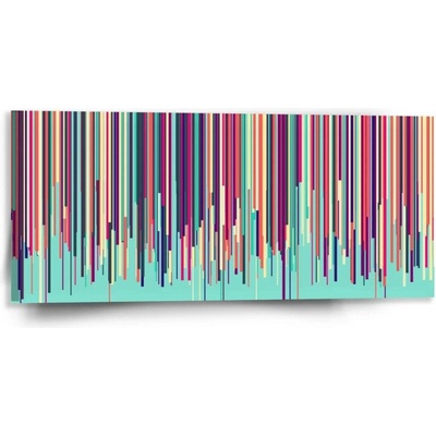 Sablio Obraz Stékající barva - 110x50 cm