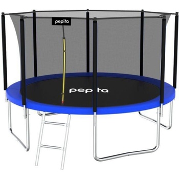 Pepita 427cm вътрешен мрежест батут със стълба - син (JKL-14FT1-0)