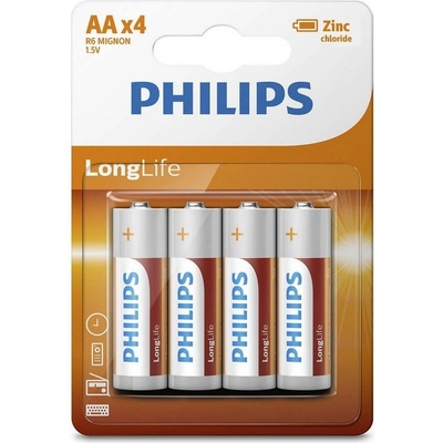 Philips LongLife AA 4ks R6L4B/10