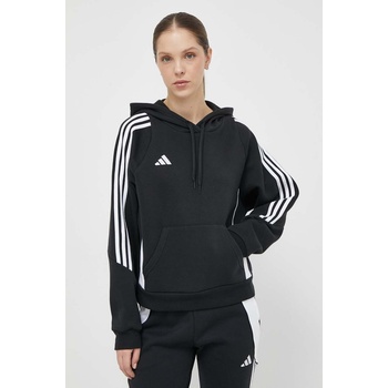 Adidas Суичър за трениране adidas Performance Tiro24 в черно с качулка с апликация IJ5607 (IJ5607)