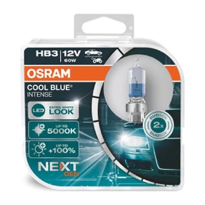 Крушка OSRAM HB3, 12V, 60W, 5000К, 1860lm, 2 броя