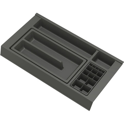 GOLLINUCCI Koupelnový organizér s přísl. pro hloubku 450 mm, antracit