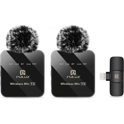 2in1 2.4GHz Lightning Wireless Lavalier Microphone (With Battery) – Zboží Živě