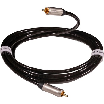 Image 1 of QED Кабел за субуфер QED - Reference Subwoofer 40, 2x RCA, 3 m, черен (QE3230)