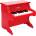 HaPe International Детски музикален инструмент Hape - Пиано, червено, от дърво (H0318)
