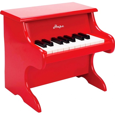 HaPe International Детски музикален инструмент Hape - Пиано, червено, от дърво (H0318)