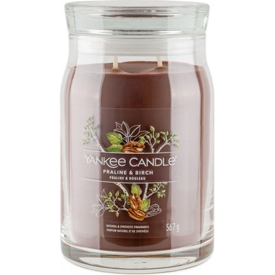 Yankee Candle Signature Praline & Birch 567 g – Zboží Dáma
