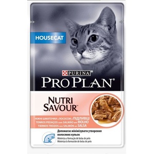 PRO PLAN Adult HOUSECAT, паучове със Сьомга - кг