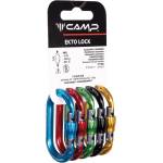 C. A. M. P C. A. M. P. Карабинер за екипировка C. A. M. P. Rack Pack Ekto Lock Gear carabiner - Assorted - размер 5 Pieces (324-0069-0111)