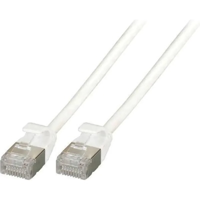 EFB Elektronik RJ45 плоска пач корда категория 6a, U-FTP, бяла, EFB (K5545WS.x)