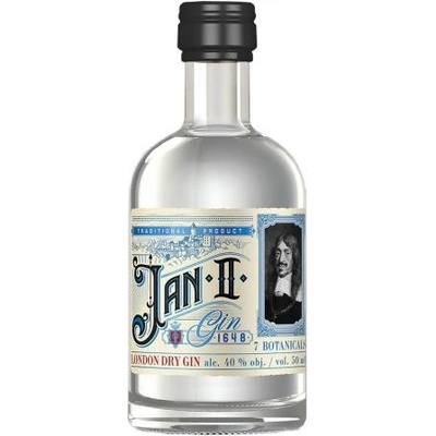 Jan II London dry 40% 0,05 l (čistá fľaša)