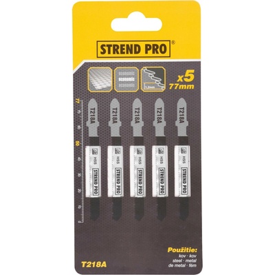 STREND PRO List do priamočiarej píly T218A 77 mm, 21z, kov, bal. 5 ks