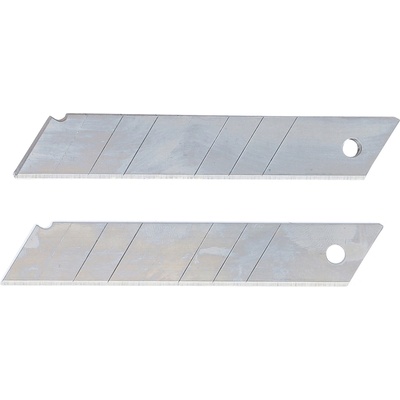 Náhradní čepele pro odlamovací nůž, 18 mm, balení 10 kusů - BGS 7971