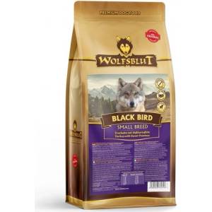 Wolfsblut BLACK BIRD SMALL BREED - Turkey with Sweet Potatoes - храна за кучета БЕЗ ЗЪРНО с Пуешко месо със сладки картофи, за малки породи, Германия - 7, 5 кг - WB761323