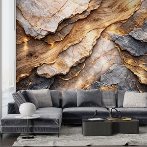 Art Gift Decor Фототапет златни жилки върху камък