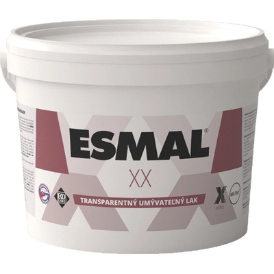 ESMAL XX umývateľný transparentný lak matného vzhľadu 2,5kg