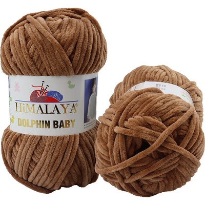 Himalaya příze Dolphin Baby 80337 oříškově hnědá
