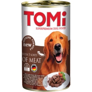 TOMI Superpremium Dog - 5 вида месо - 0.4кг