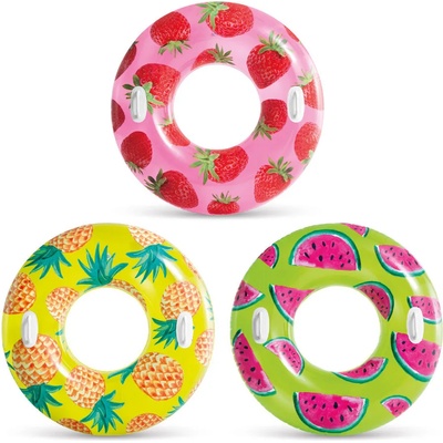 Intex Надуваем пояс с дръжки - Тропични плодове - 107см (56261)