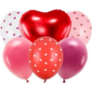 Party Deco Букет от Балони "Be Mine" - (1 пакет / 6 бр. ) (ZB1)