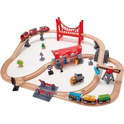 Hape Železničný set E3730 51 prvkov