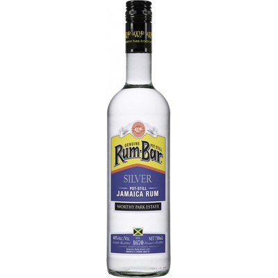 Worthy Park Rum-Bar Silver 40% 0,7 l (čistá fľaša)