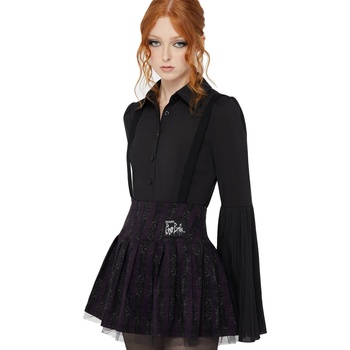KILLSTAR Дамска пола KILLSTAR x CORPSE BRIDE - Haunted Phase - Purple/Black - KSRA013335
