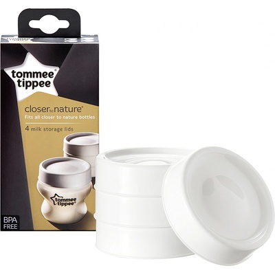 Tommee Tippee Капаци за контейнер за съхранение на кърма Tommee Tippee, 4 броя (TT.0077)