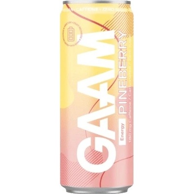 Gaam Energetický Nápoj Bílá jahoda 330 ml