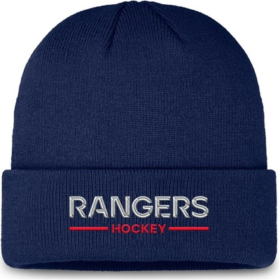 Fanatics Pánská zimní čepice New York Rangers NHL Authentic Pro A/Cap Cuffed beanie