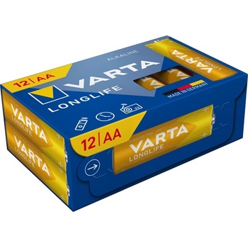 VARTA 4106301132 Longlife AA (LR06) 12бр. /опаковка (без пластмасова опаковка) (4106301132)