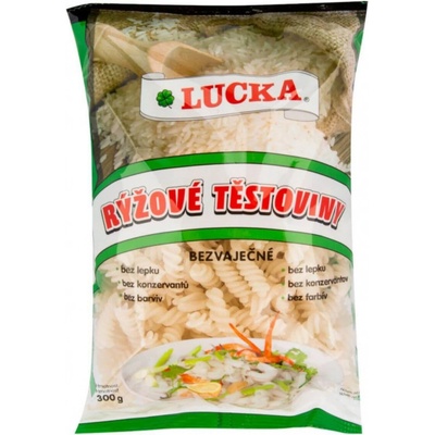 Lucka Rýžové těstoviny vřetena 300 g – Zbozi.Blesk.cz