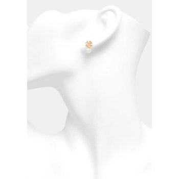 Tory Burch обици дамски месингови Moondance (184421)