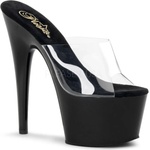 Pleaser USA Pleaser Adore-701 Black-Transparent 42
