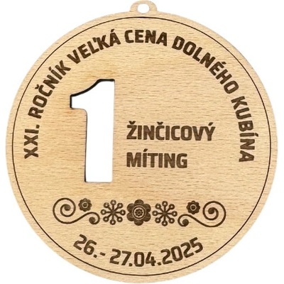 ETROFEJE medaila W01 individualna