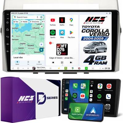 NCS D9 Toyota Corolla Verso 2004-2009 4GB