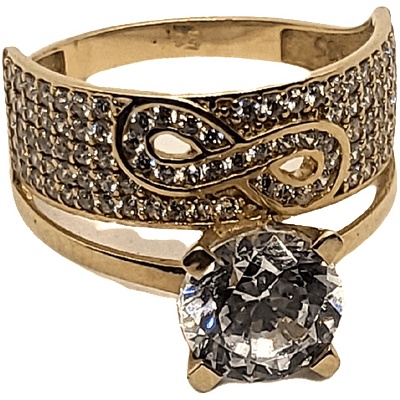 VipGold Златен годежен пръстен 4.21 гр (pr524)