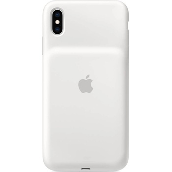 Apple Smart Battery Case - оригинален кейс с вградена батерия за iPhone XS Max (бял)