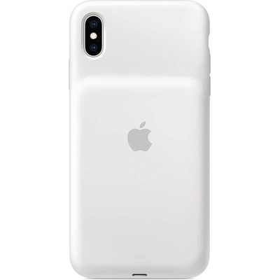 Apple Smart Battery Case - оригинален кейс с вградена батерия за iPhone XS Max (бял)