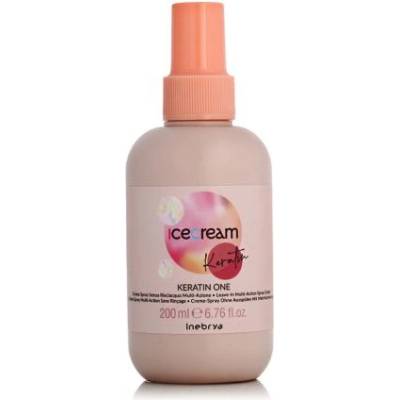 Inebrya Ice Cream Keratin Keratin One спрей за коса без отмиване 200 ml унисекс