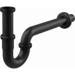 Alca Сифон за умивалник U-образен с гайка Alca A4320BLACK DN32 (A4320BLACK)