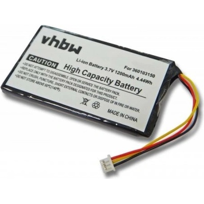 VHBW Batéria pre TomTom Eclipse, 1200 mAh - neoriginálne