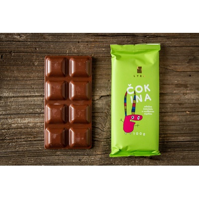 Lyra ČOKINA Mléčná s vanilkovou náplní 100 g