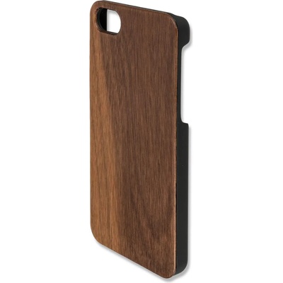 4smarts Clip-On Cover Trendline Wood Walnut - поликарбонатов кейс с гръб от истинско дърво за iPhone SE (2022), iPhone SE (2020), iPhone 8, iPhone 7 (орех)