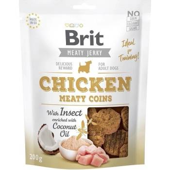 Brit Care Brit Jerky Chicken with Insect Meaty Coins 200 g