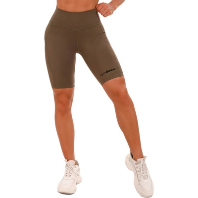 GymBeam dámske šortky Biker khaki