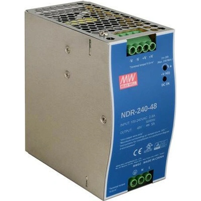 Napájecí zdroj na DIN lištu Mean Well NDR-240-48 48VDC 5A 240W
