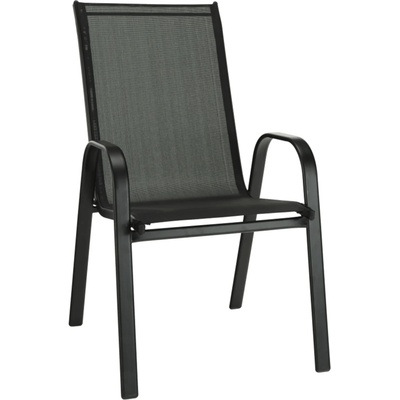 Стифиращ се стол, тъмно сиво/черно, aldera